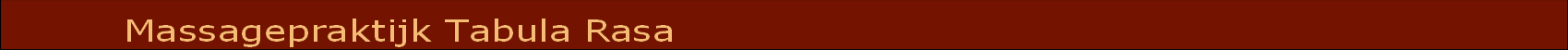 Massagepraktijk Tabula Rasa